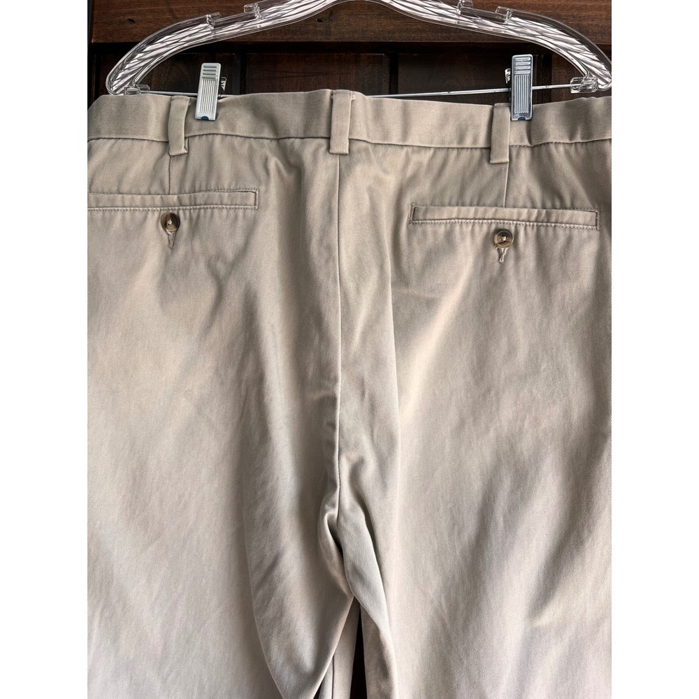 George‎ Mens Barley Cotton Chino Pants Tan Straight Leg 38x32 GM00204E - Picture 12 of 12